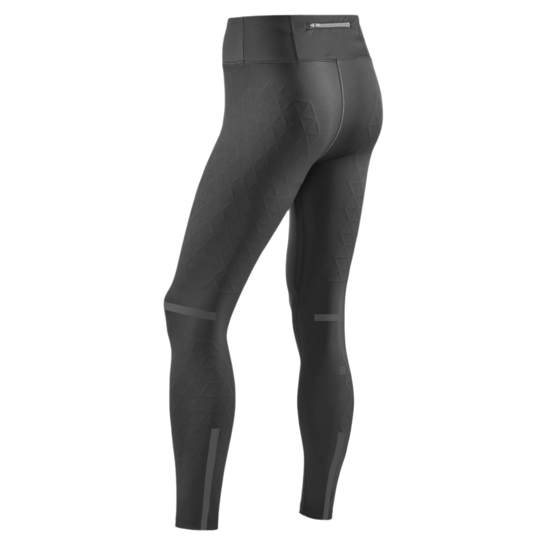 The Run Support Tights, Men, Black, Back View