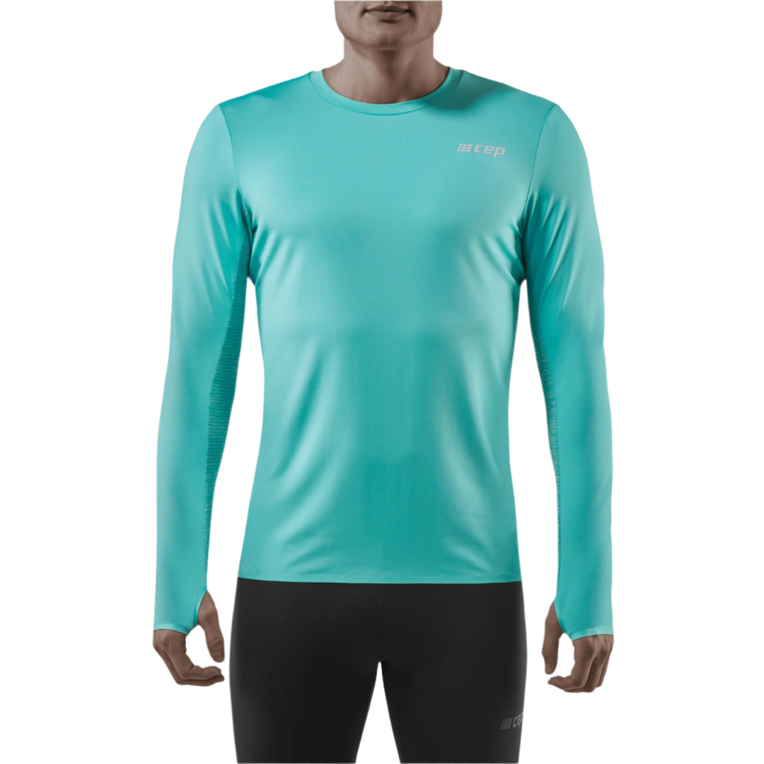 Run Long Sleeve Shirt, Men, Ocean