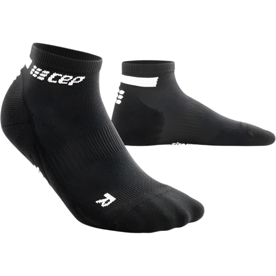 The Run Low Cut Socks 4.0, Women, Black, Front View