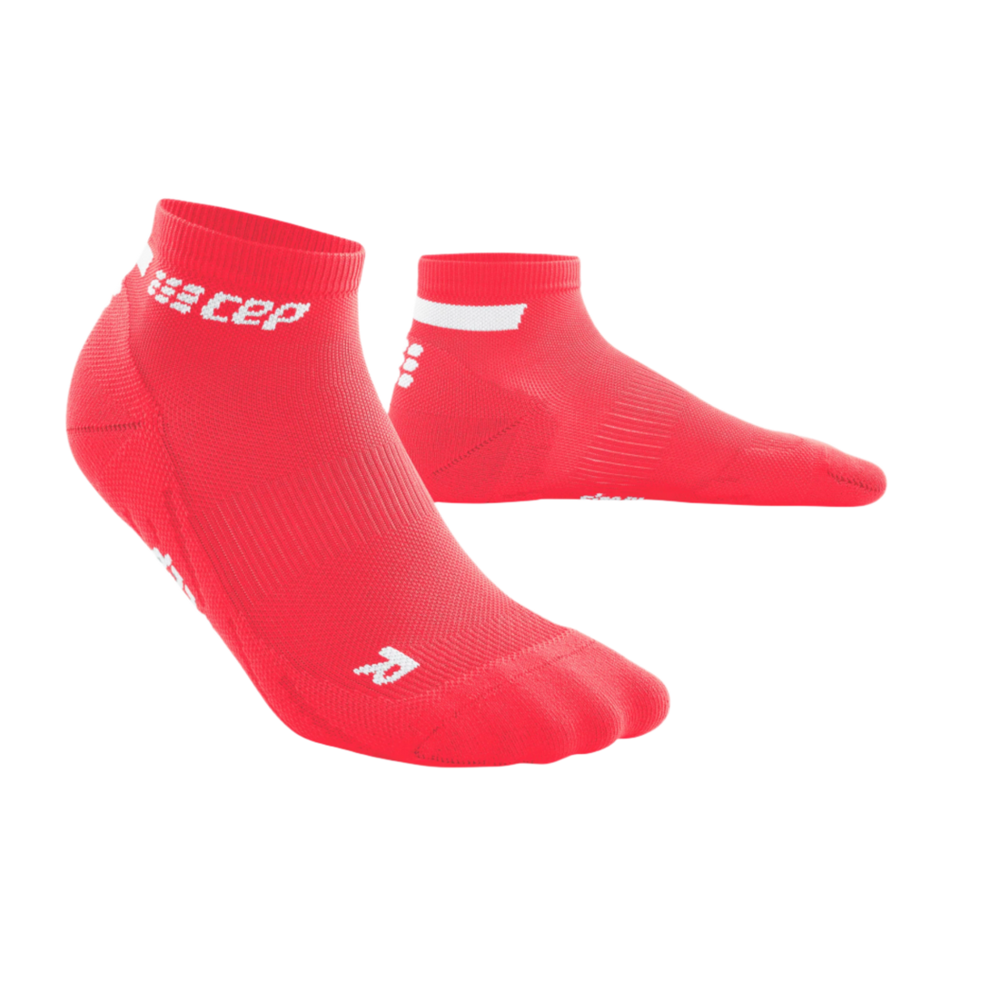 The Run Low Cut Socks 4.0, Men, Pink, Front View