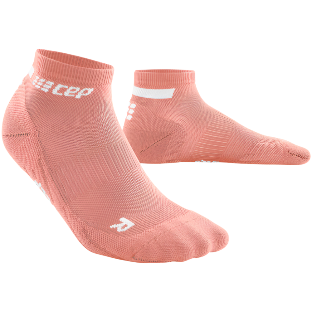 The Run Low Cut Socks 4.0, Women, Rose, Front View