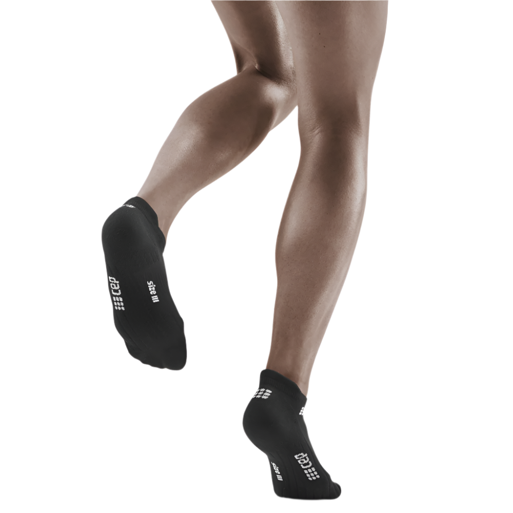 The Run No Show Socks 4.0, Women, Black, Back View Model