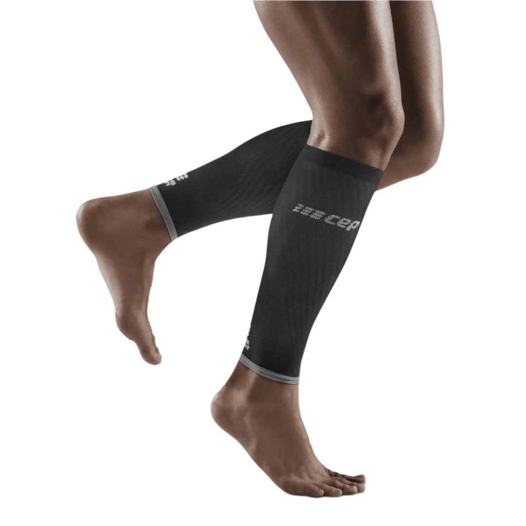 Ultralight Compression Calf Sleeves, Men, Black/Light Grey