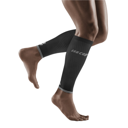 Ultralight Compression Calf Sleeves, Men, Black/Light Grey