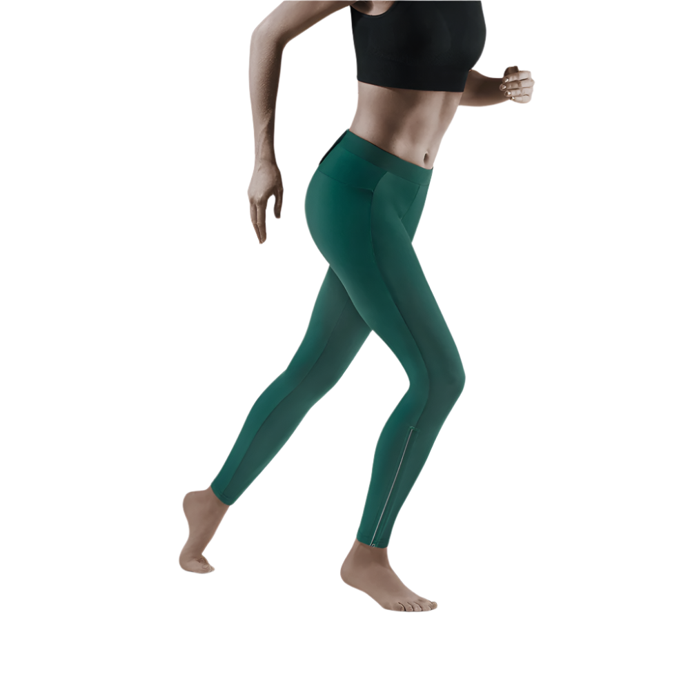 Winter Run Pants, Women, Green