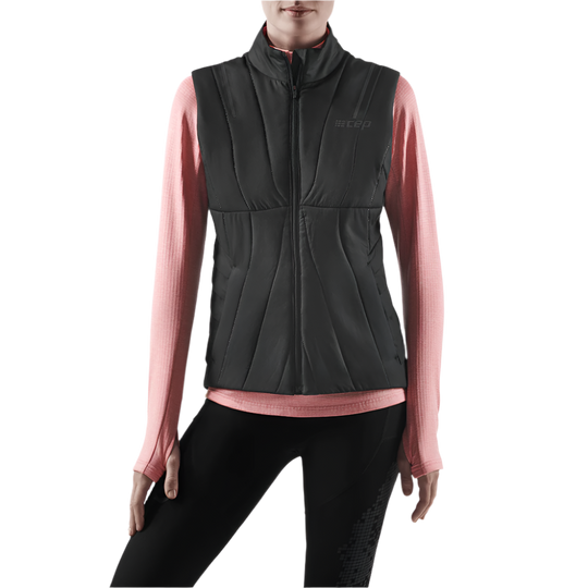 Winter Run Vest, Women, Black