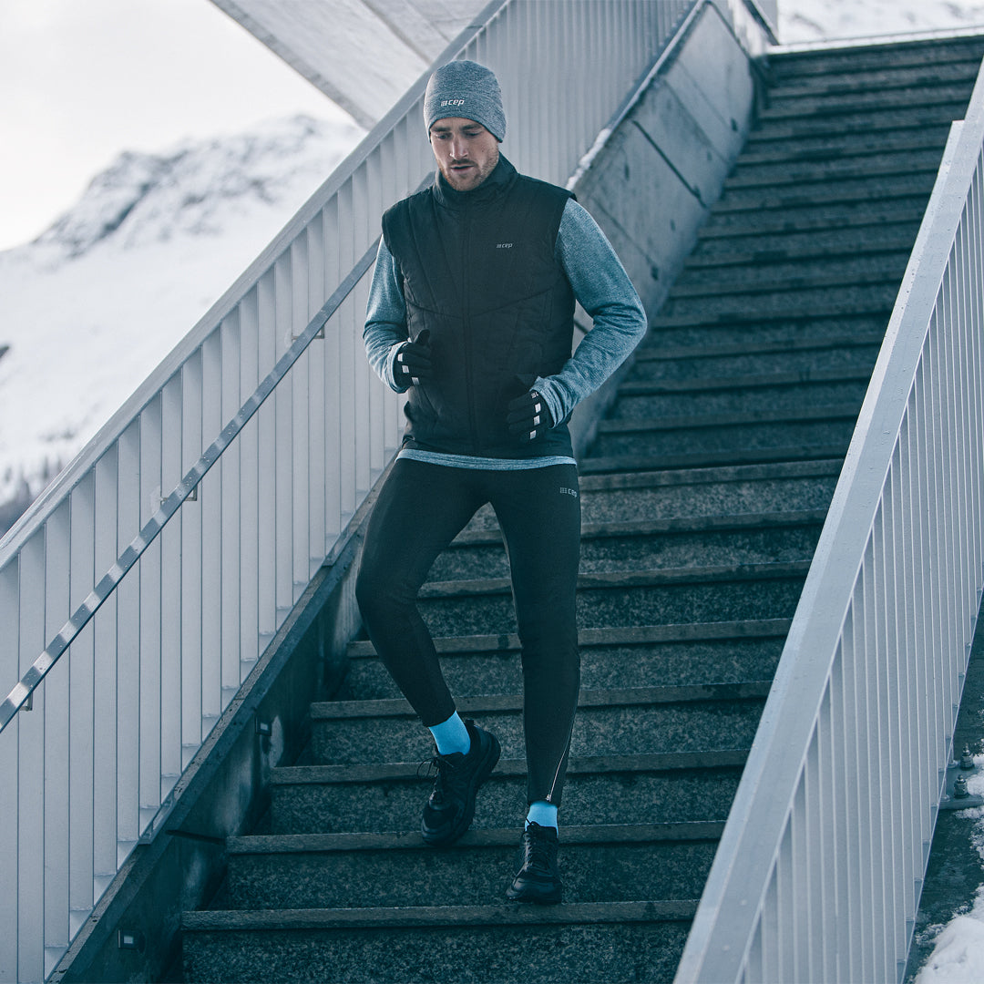 Winter Run Pants, Men, Black, Lifestyle 2