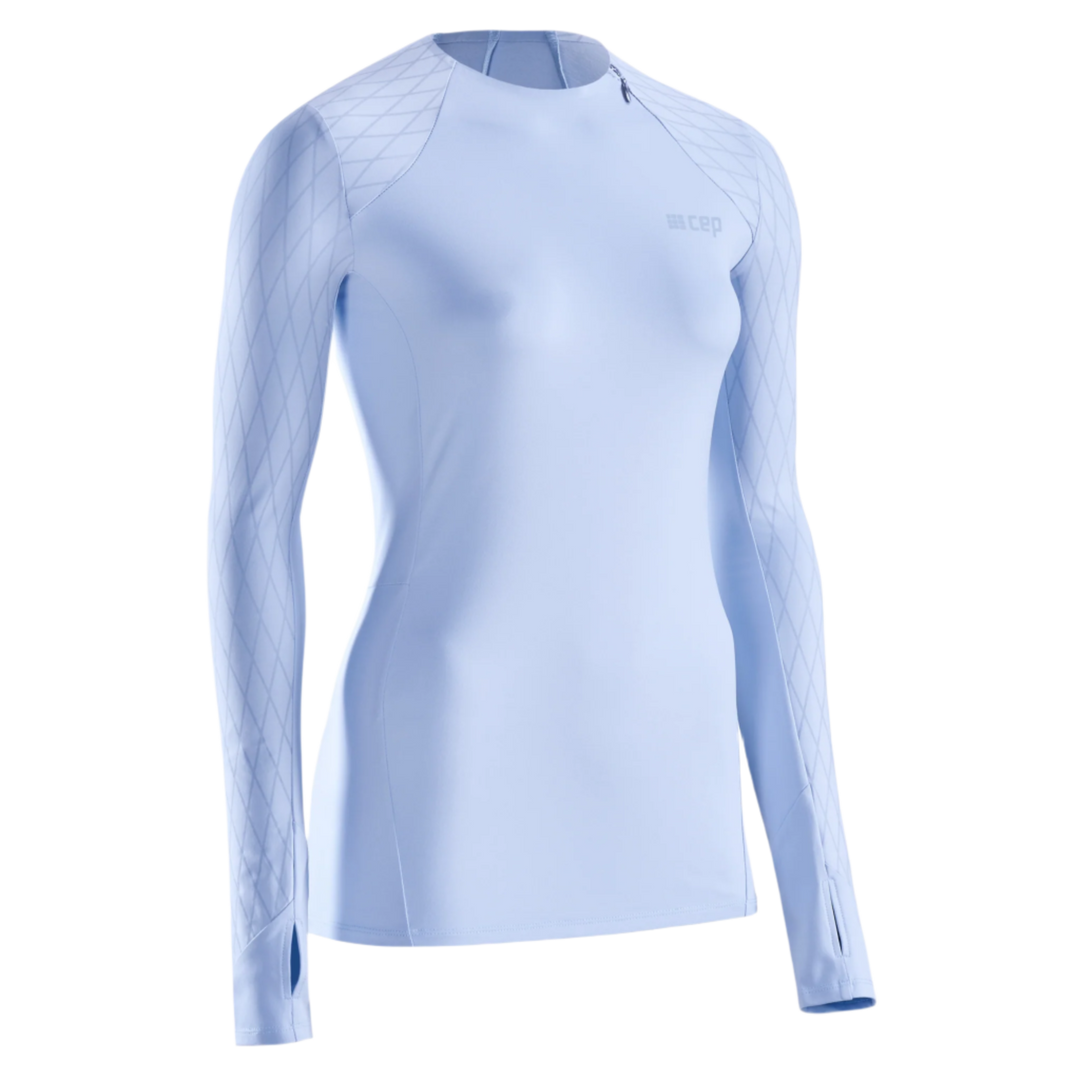 Cold Weather Shirt, Women, Light Blue, Front View