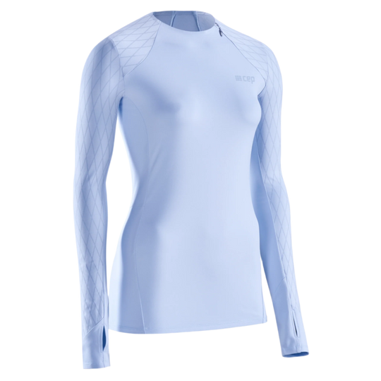 Cold Weather Shirt, Women, Light Blue, Front View