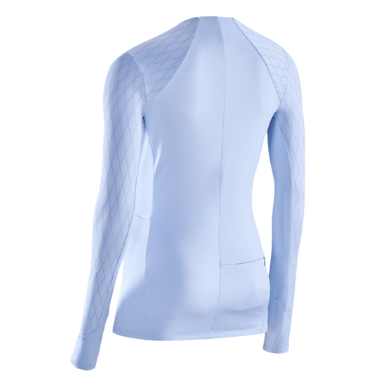 Cold Weather Shirt, Women, Light Blue, Back Detail