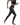 Cold Weather Tights, Women, Black - Front View Model