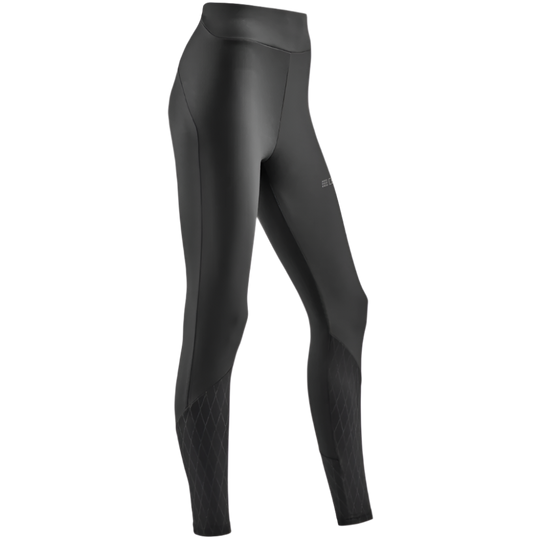 Cold Weather Tights, Women, Black - Front View