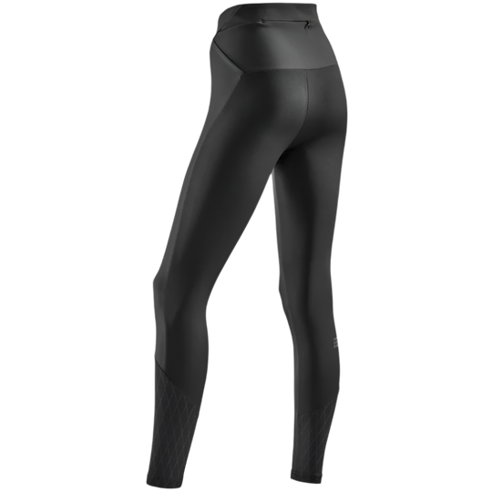 Cold Weather Tights, Women, Black - Back View