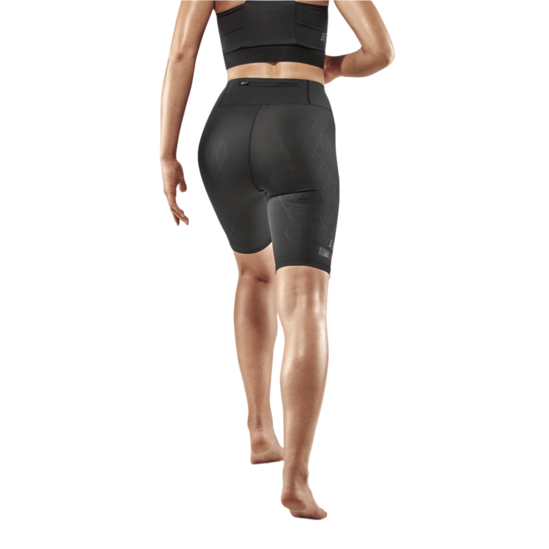 The Run Support Shorts, Women, Black, Back View Model