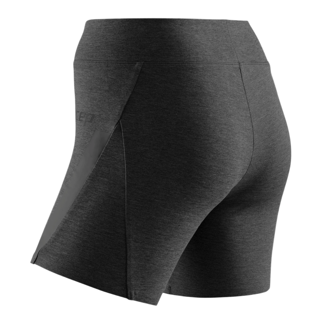 Training Active Shorts, Women, Black, Back View