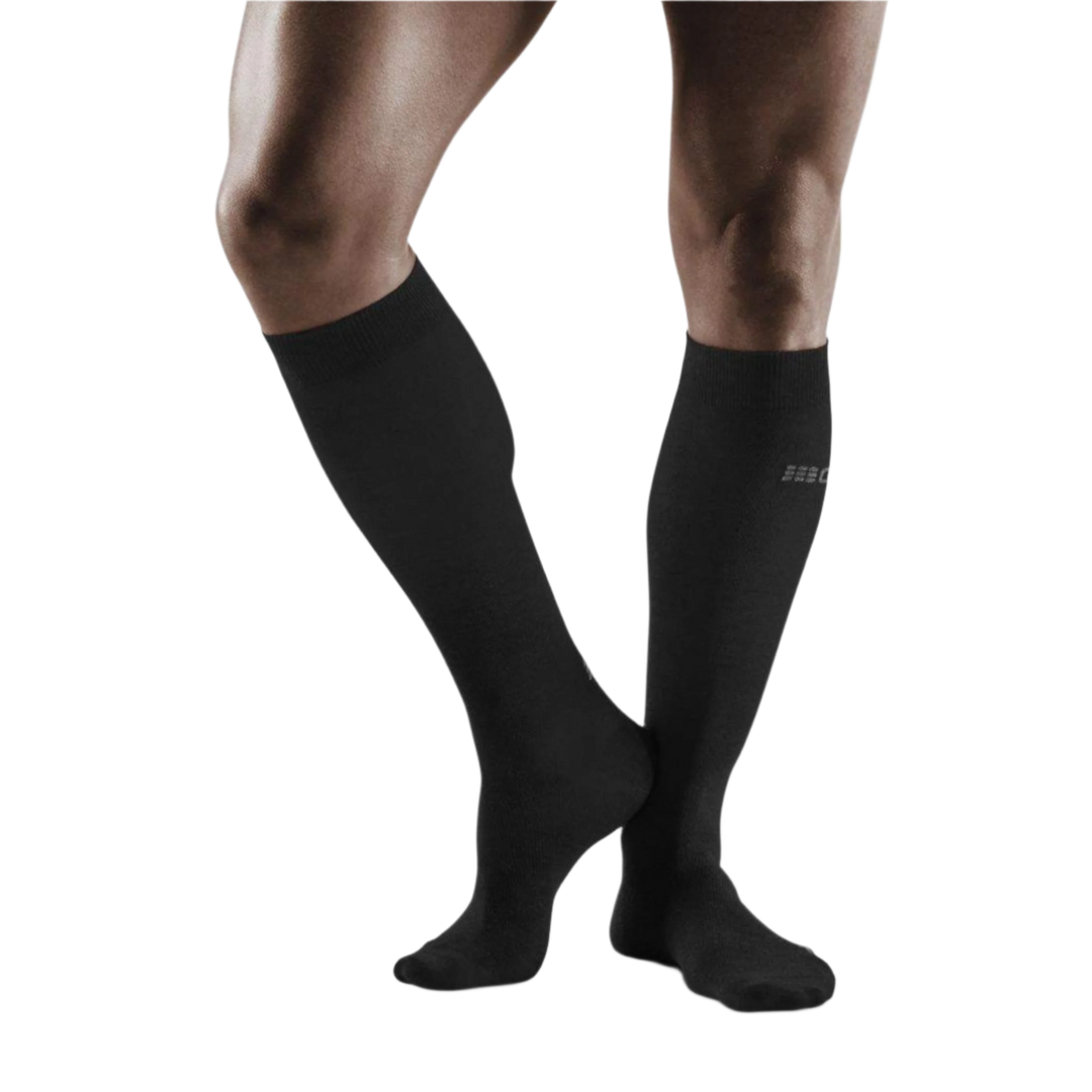 Allday Merino Tall Compression Socks, Men, Anthracite