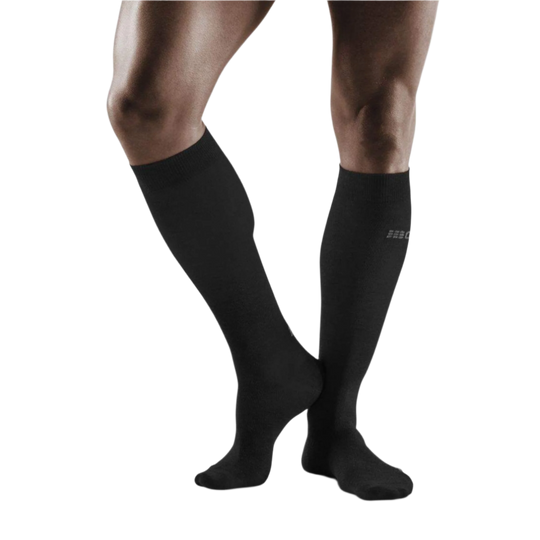 Allday Merino Tall Compression Socks, Men, Anthracite