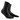 Allday Mid Cut Compression Socks, Women, Black, Side View