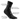 Allday Mid Cut Compression Socks, Women, Black, Details