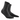Allday Mid Cut Compression Socks, Women, Dark Grey, Side View