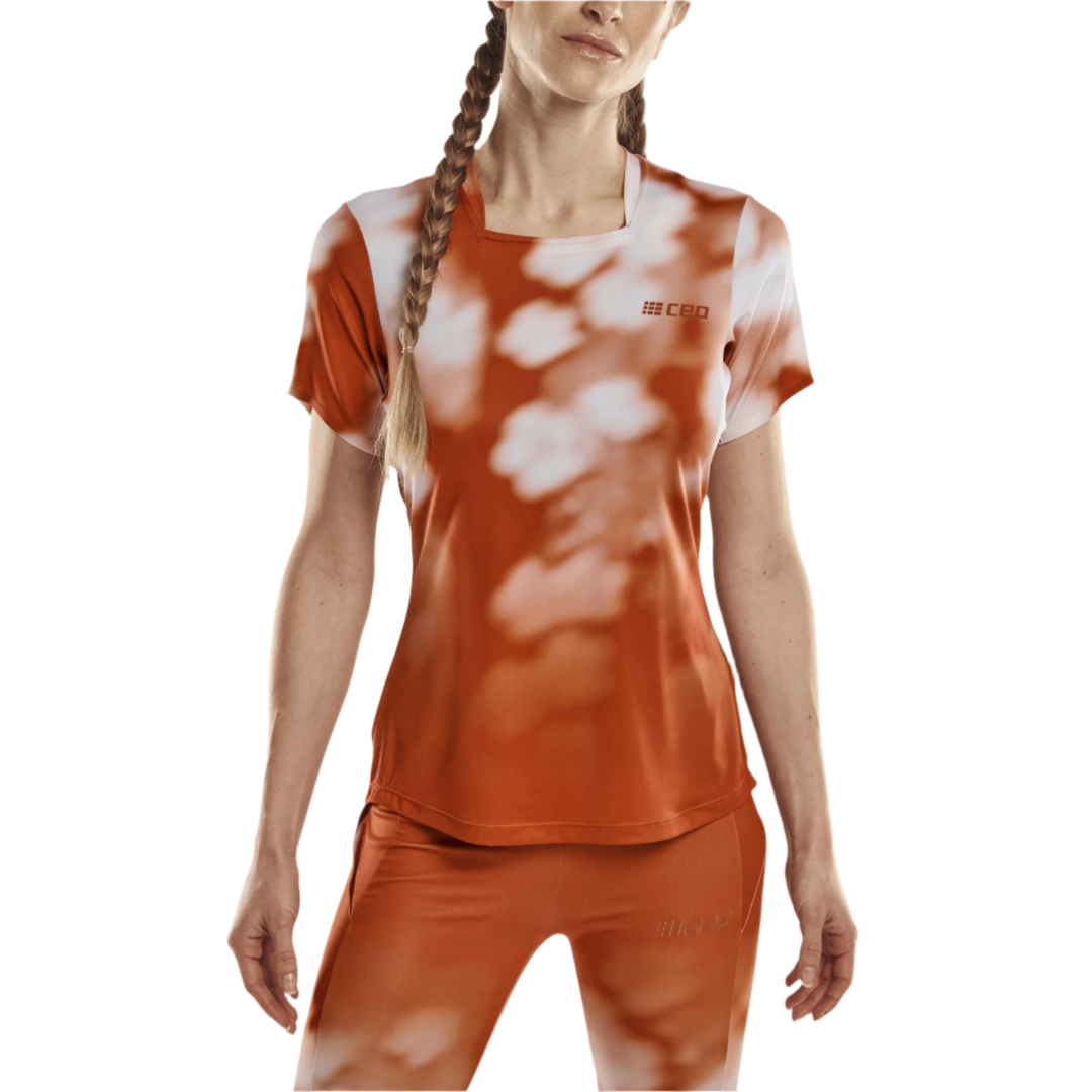 Bloom Short Sleeve Shirt, Women, Ginger Bloom