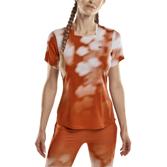 Bloom Short Sleeve Shirt, Women, Ginger Bloom