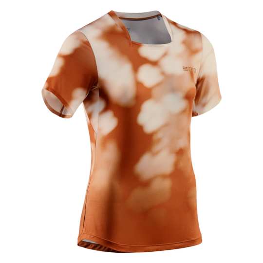 Bloom Short Sleeve Shirt, Women, Ginger Bloom, Front View