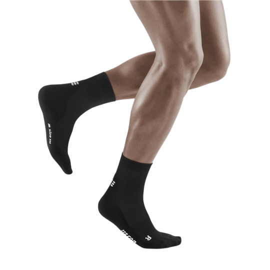 Classic Mid Cut Compression Socks, Men, Black