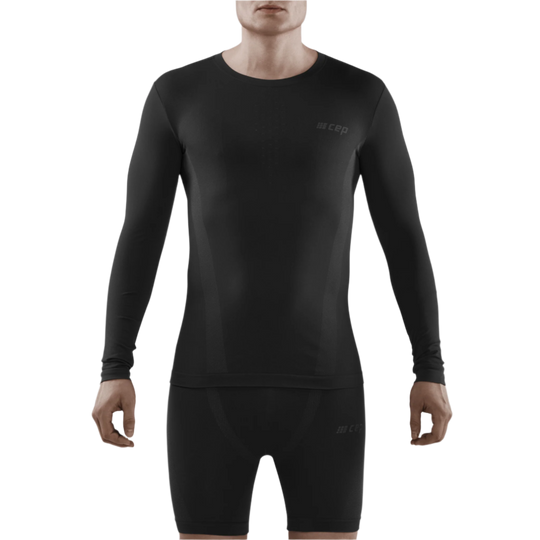 Cold Weather Long Sleeve Base Shirt, Men, Black