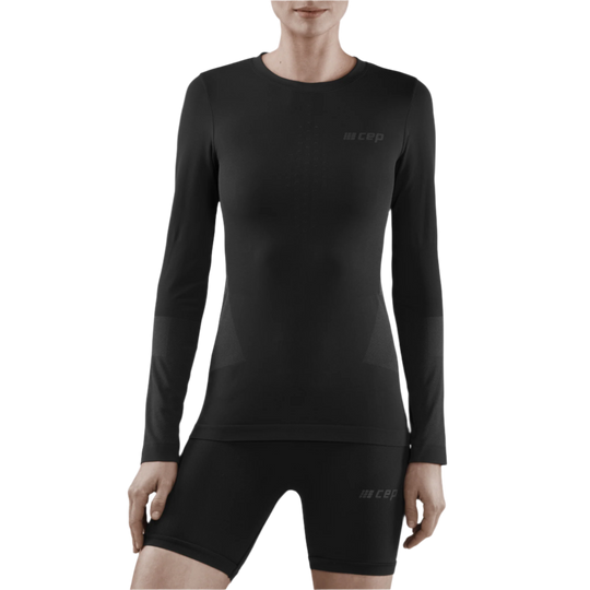 Cold Weather Long Sleeve Base Shirt, Women, Black