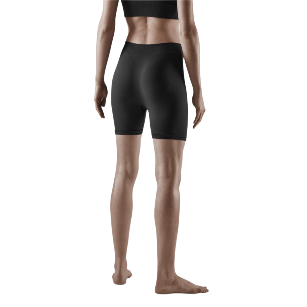 Cold Weather Base Shorts, Women, Black, Back View Model