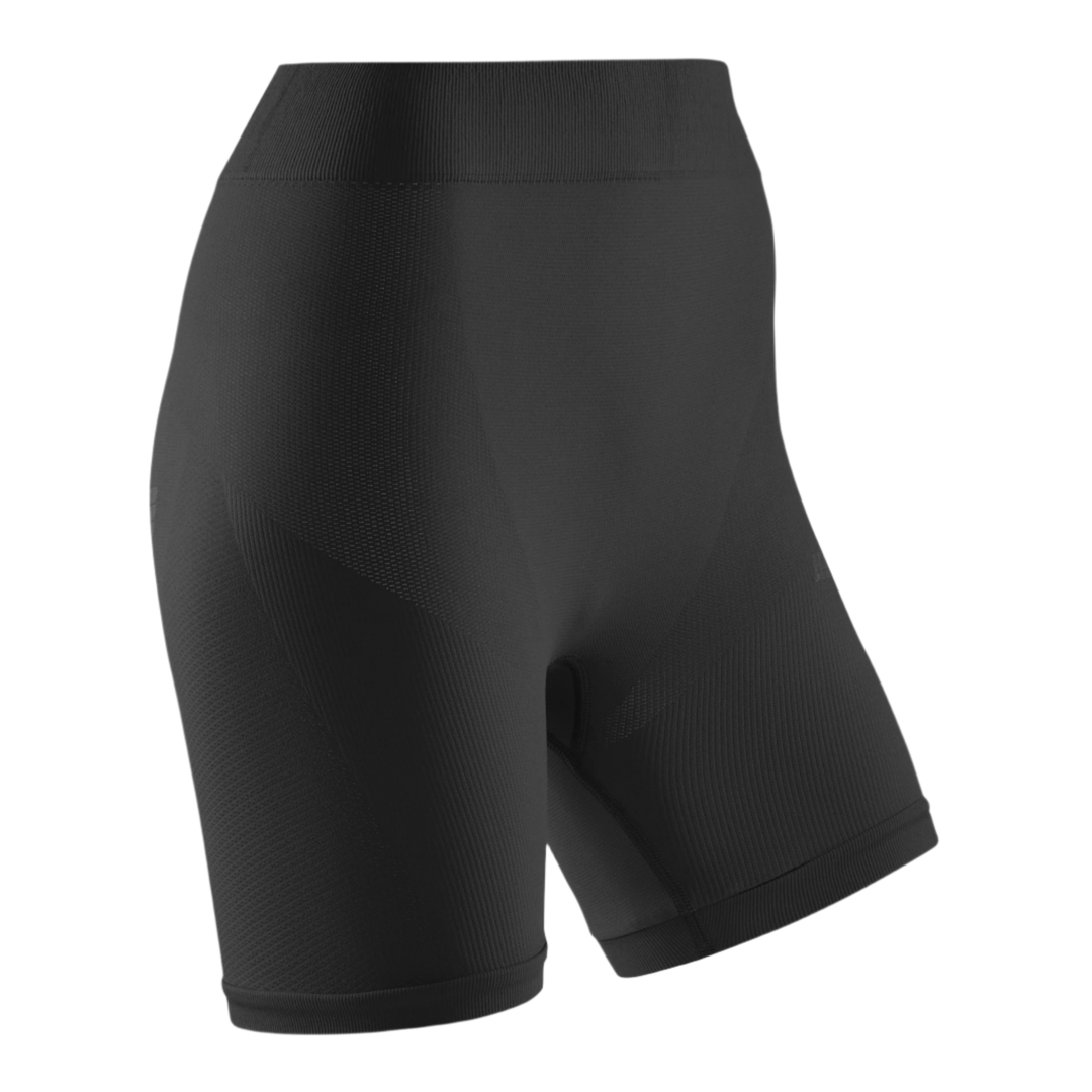 Cold Weather Base Shorts, Women, Black, Front View