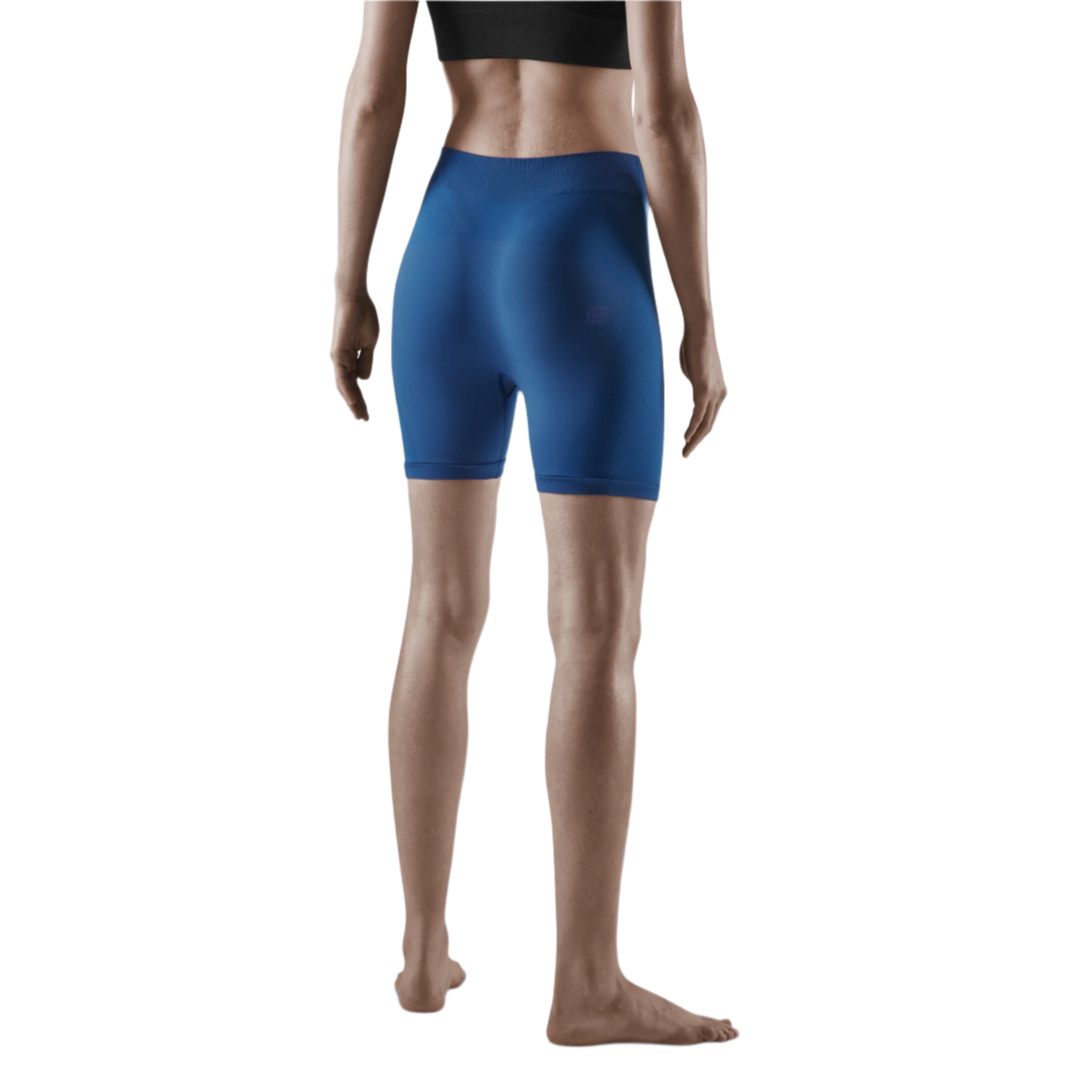 Cold Weather Base Shorts, Women, Royal Blue, Back View Model