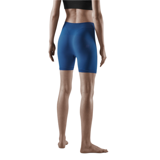 Cold Weather Base Shorts, Women, Royal Blue, Back View Model