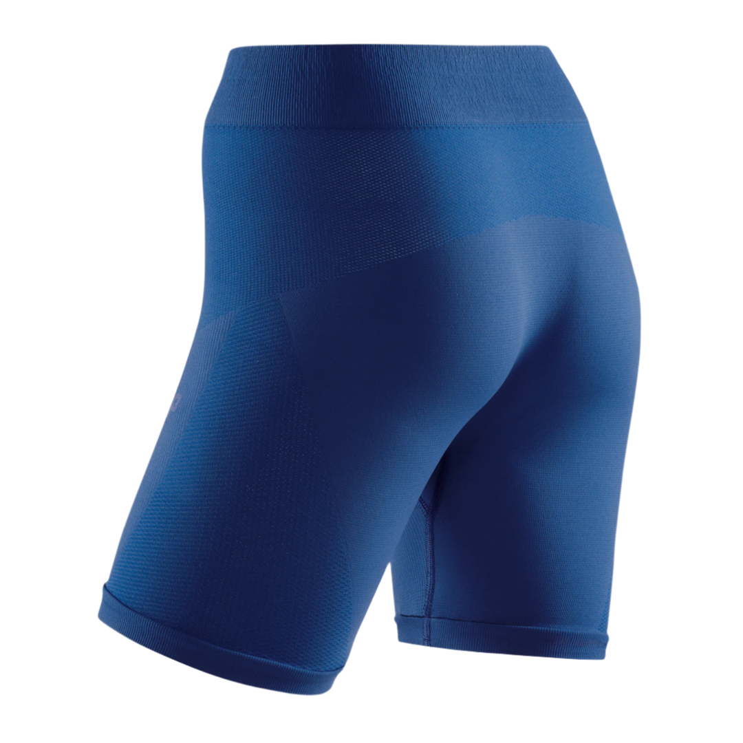 Cold Weather Base Shorts, Women, Royal Blue, Back View