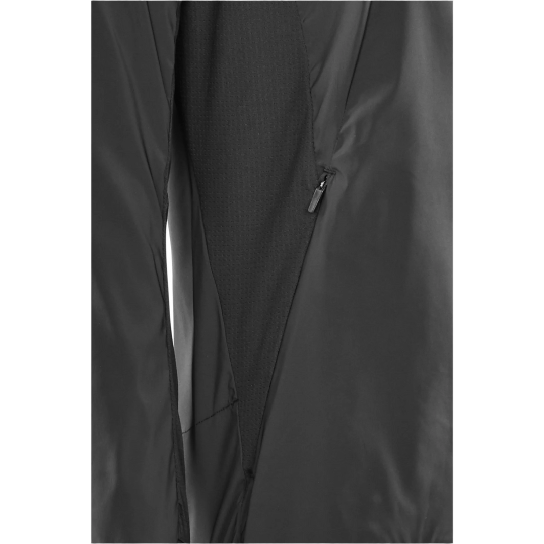 Cold Weather Windbreaker, Men, Black, Zipper Detail