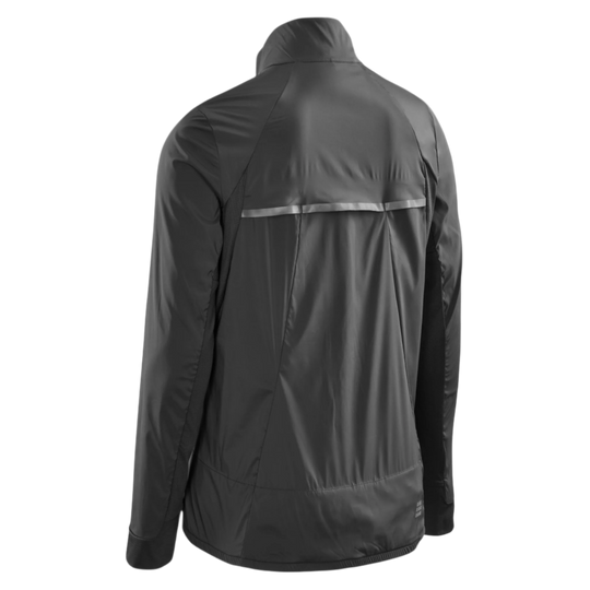 Cold Weather Windbreaker, Women, Black, Back View