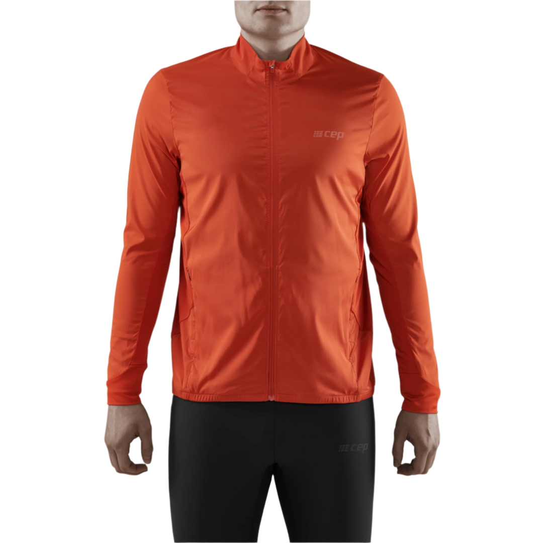 Cold Weather Windbreaker, Men, Dark Orange