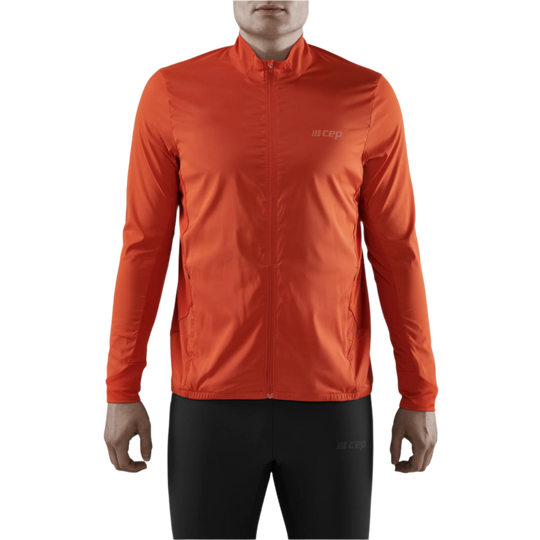 Cold Weather Windbreaker, Men, Dark Orange