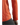 Cold Weather Windbreaker, Women, Dark Orange, Bottom Logo Detail
