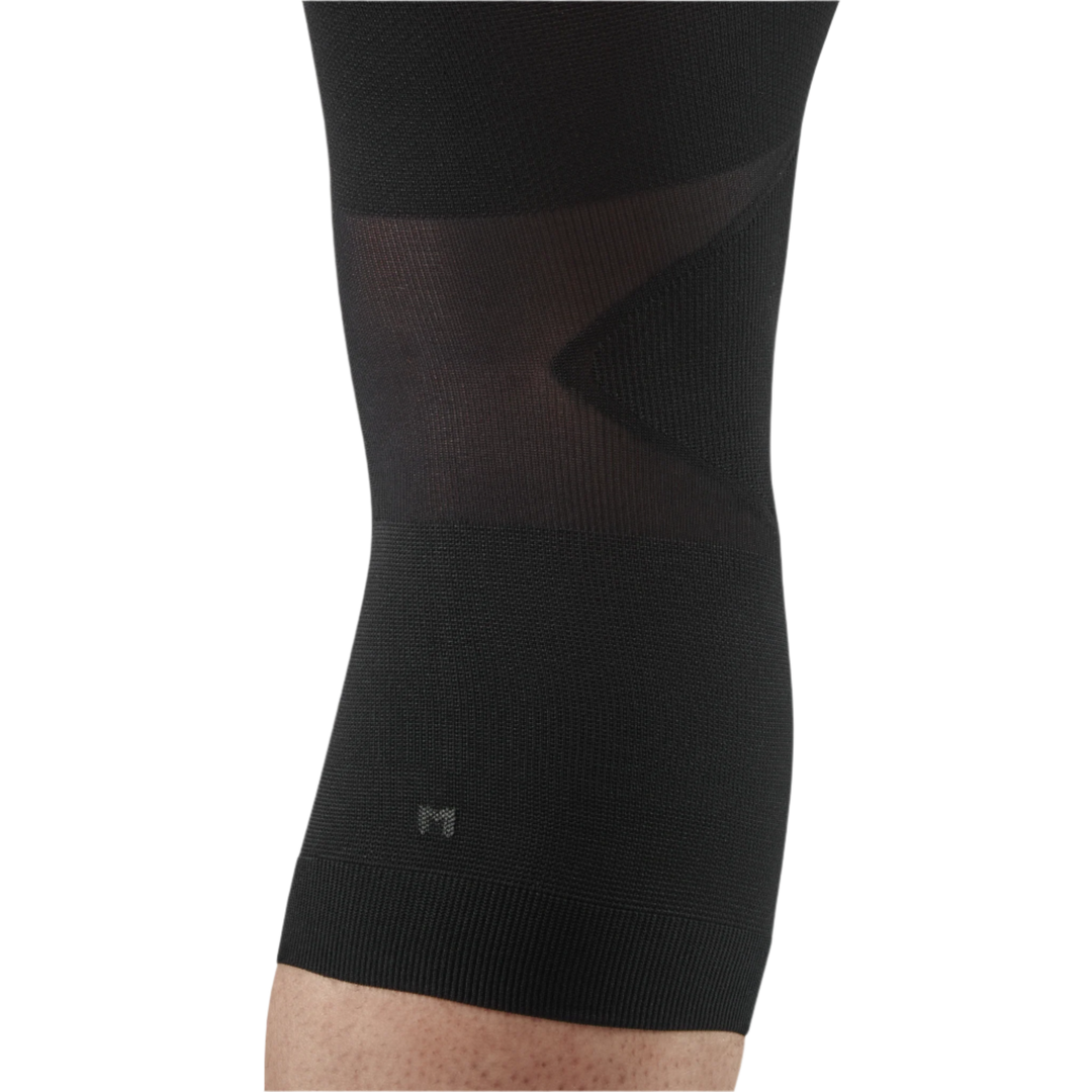 Light Support Knee Sleeve, Black-Light, Back Detail View