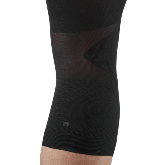 Light Support Knee Sleeve, Black-Light, Back Detail View