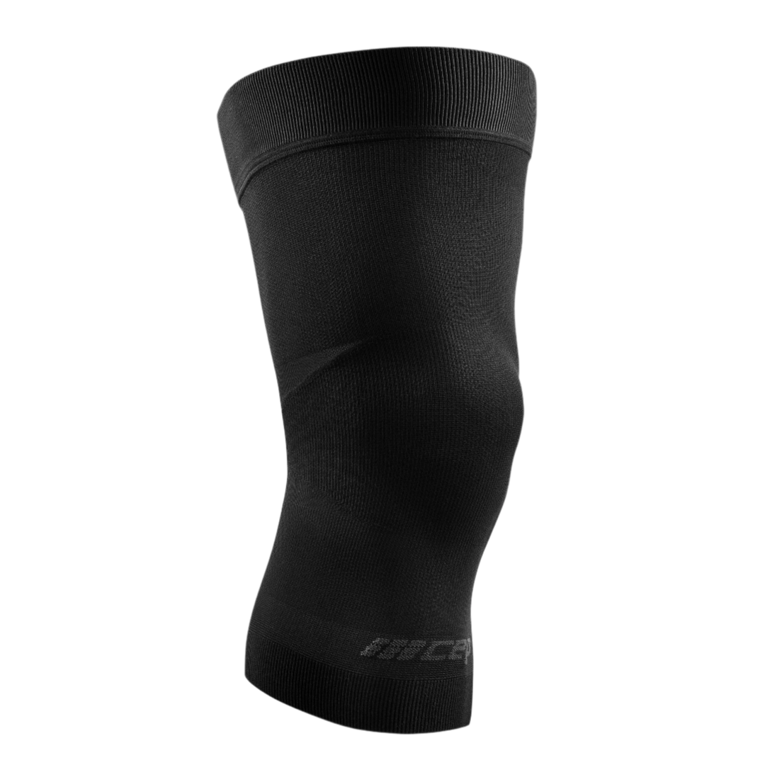 Light Support Knee Sleeve, Black-Light, Front View