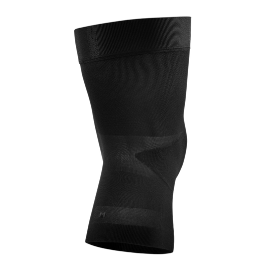 Light Support Knee Sleeve, Black-Light, Back View