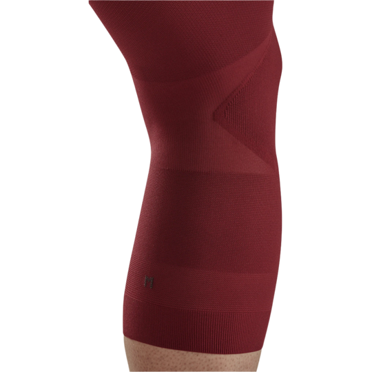 Light Support Knee Sleeve, Red-Light, Back Detail View