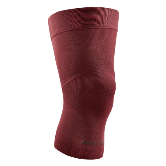 Light Support Knee Sleeve, Red-Light, Front View