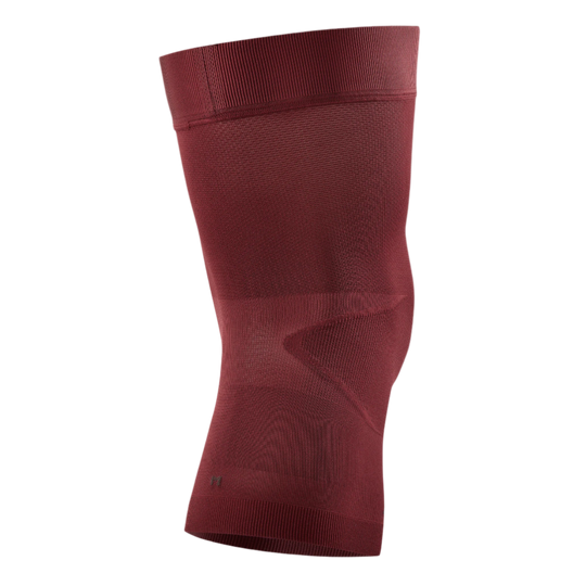 Light Support Knee Sleeve, Red-Light, Back View