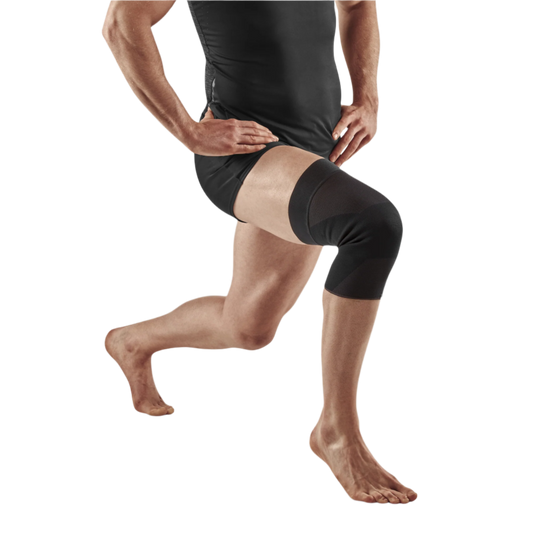 Mid Support Knee Sleeve, Black-Mid