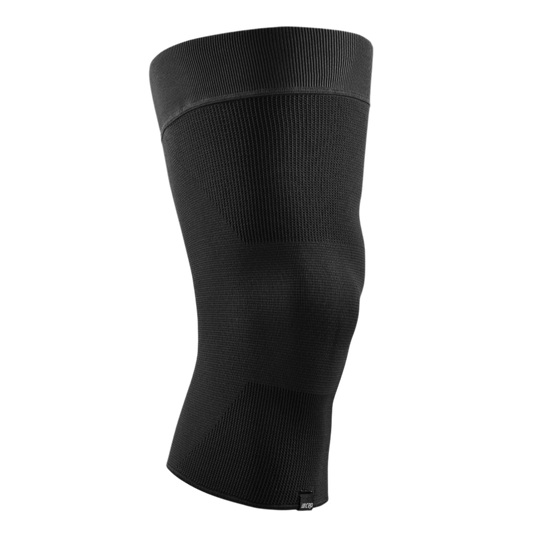 Mid Support Knee Sleeve, Black-Mid, Front View