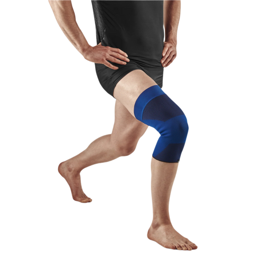 Mid Support Knee Sleeve, Blue-Mid